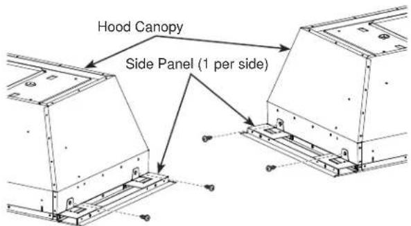 Hood Canopy Side Panel (1 per side)