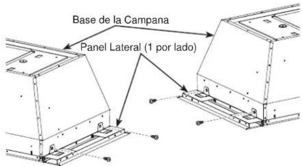 Base de la Campana Panel Lateral (1 por lado)