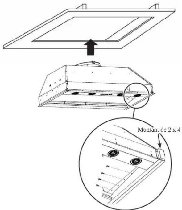 Montant de 2 x 4