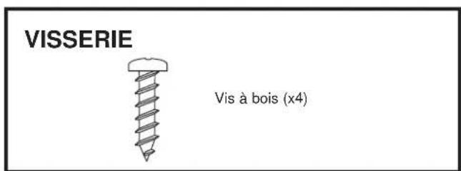 VISSERIE Vis à bois (x4)