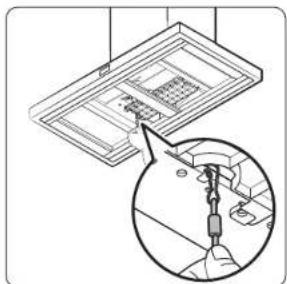 SAMSUNG NK30CB700W33 - Conecte el cable de soporte del filtro - 2