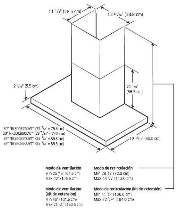 SAMSUNG NK30CB700W33 - Requisitos de instalación - 1
