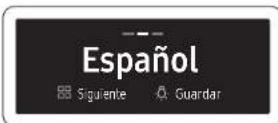 SAMSUNG NK30CB700W33 - Configuración del idioma - 3