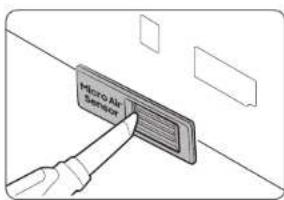SAMSUNG NK30CB700W33 - Cleaning the sensor unit - 3