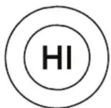 GE G8HKAASSRSS - Boutons de haute et basse vitesses - 1