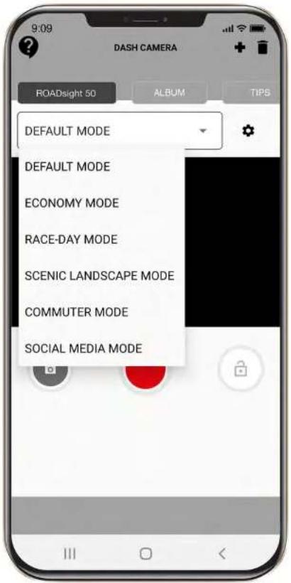 Osram ROADsight 50 - RECORDING MODES - 1