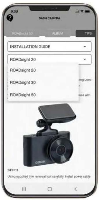 Osram ROADsight 50 - MENUGUIDA ALL'INSTALLAZIONE - 1