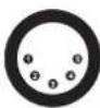 Futurelight DMB160 - Belegung der XLR-Verbindung: - 4