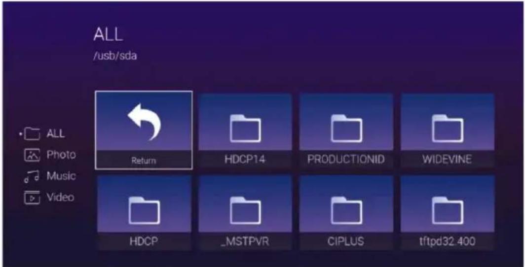 ALL /usb/sda • ALL Photo Music Video Return HDCP14 PRODUCTIONID WIDEVINE HDCP _MSTPVR CIPLUS tftpd32.400