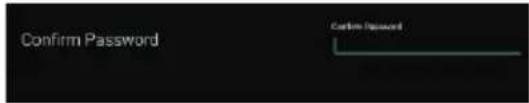 Confirm Password Custom Password