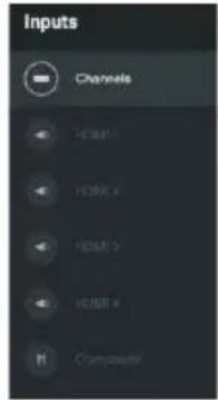 Inputs Channels HKEY # HKEY # HKEY # HKEY # Computer