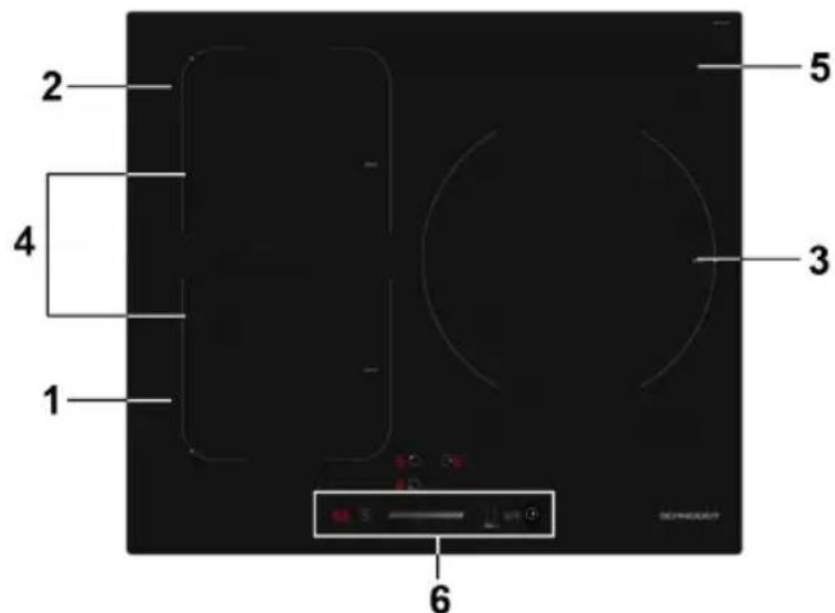 SCHNEIDER SCTI631SSL - Vue de dessus - 1