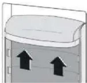 SCHNEIDER SCMDC522NFX - Positionnement des balconnets de porte - 1