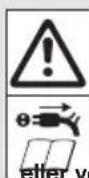 FLYMO Power Vac 3000 - Symboler på produktet - 3