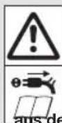 FLYMO Power Vac 3000 - Symbole auf dem Produkt - 4