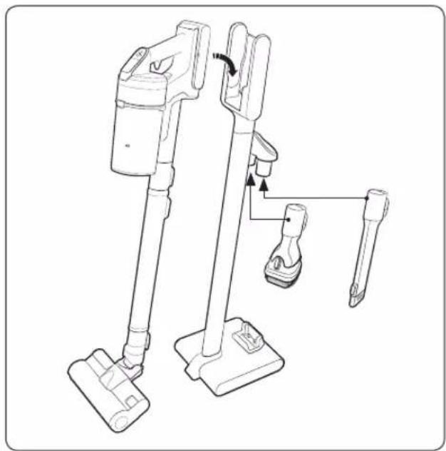 SAMSUNG VS15R8544S1 - Using the charging stand - 2