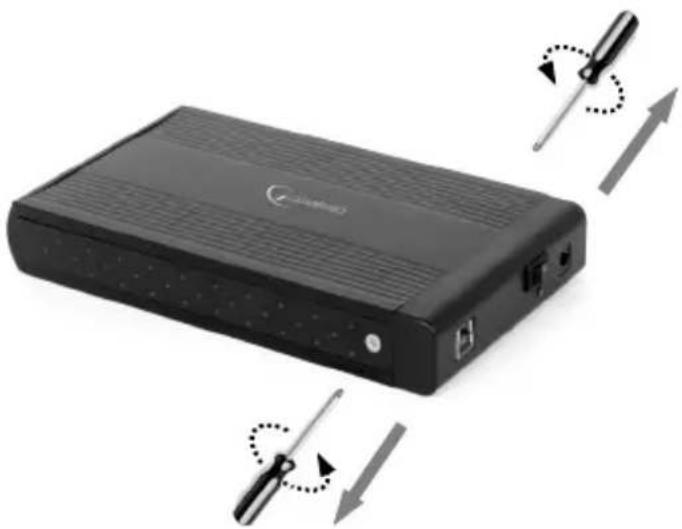 Gembird EE3U3S3 - EXTERNAL USB 3.0 ENCLOSURE - 1