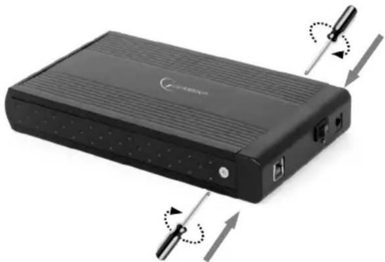Gembird EE3U3S3 - EXTERNAL USB 3.0 ENCLOSURE - 5