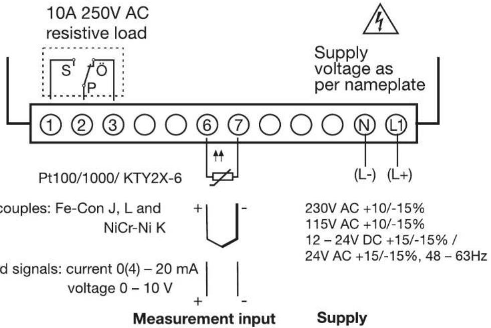 Jumo di eco - Connection diagram - 2