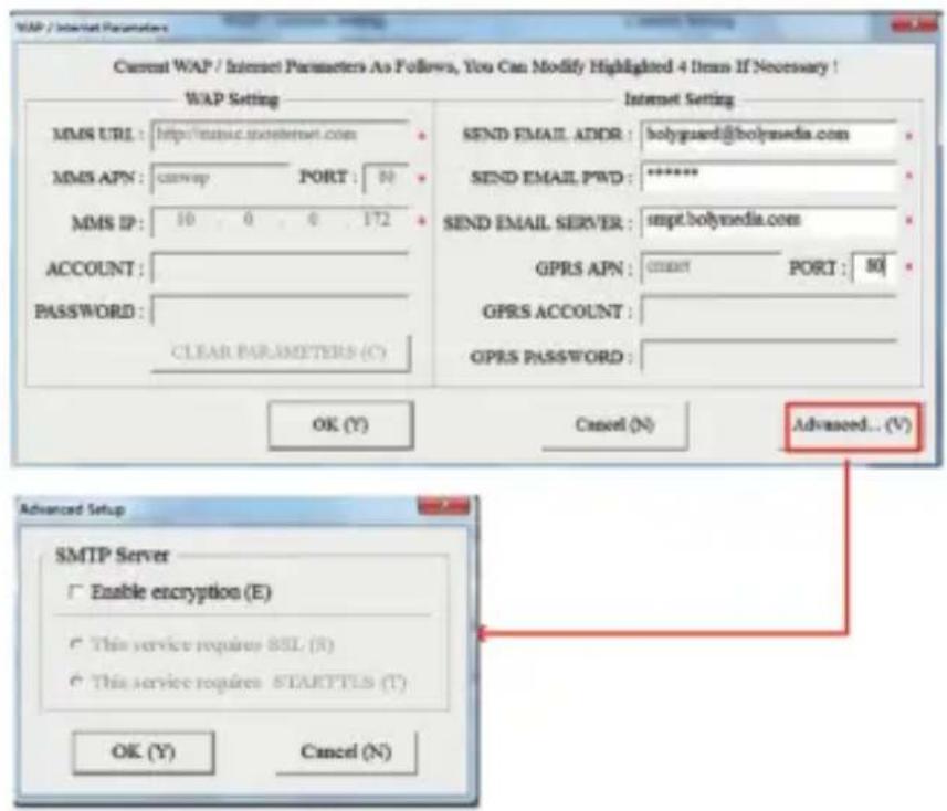 Berger & Schröter BG310M - Setup Software of PC - 3