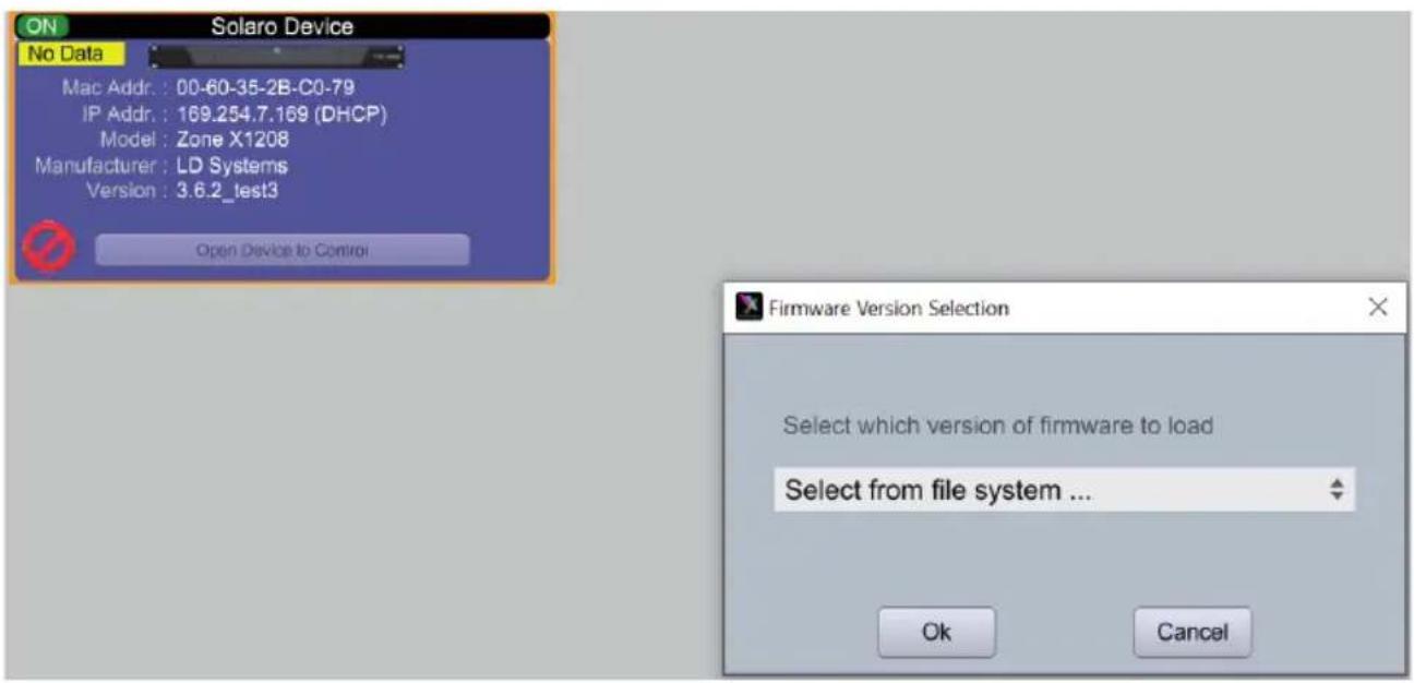 LD Systems ZONE X 1208 - PROCEDIMIENTO DE ACTUALIZACION DEL FIRMWARE - 4