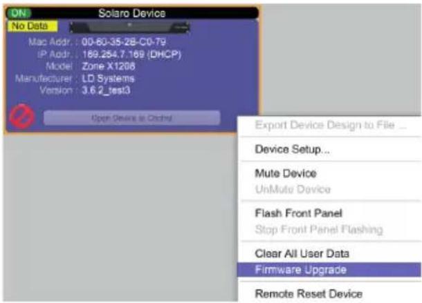 LD Systems ZONE X 1208 - FIRMWARE-UPGRADE DURCHFühREN - 2