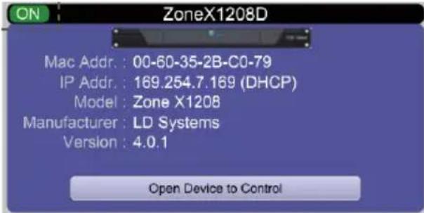 LD Systems ZONE X 1208 - Mode en ligne - 1