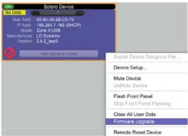 LD Systems ZONE X 1208 - PROCEDURE DI AGGIORNAMENTO DEL FIRMWARE - 2
