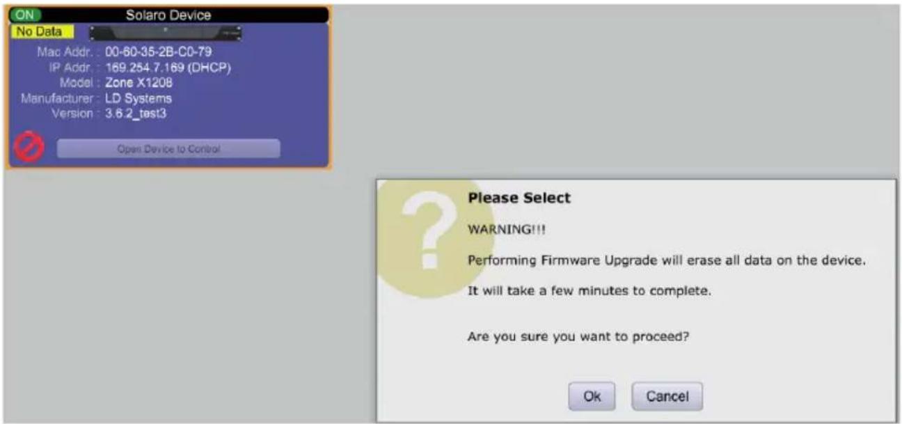 LD Systems ZONE X 1208 - FIRMWARE UPGRADE PROCEDURE - 3