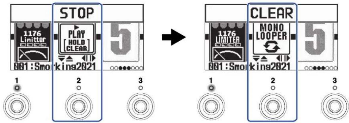 ZOOM G2X Four - 恢复删除的叠加录音 (REDO 功能) - 4