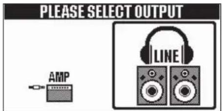 PLEASE SELECT OUTPUT AMP LINE
