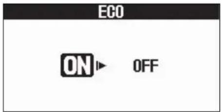 ECO ON OFF