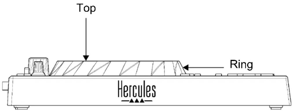 HERCULES DJControl Inpulse 300 MK2 - Jog wheel - 2