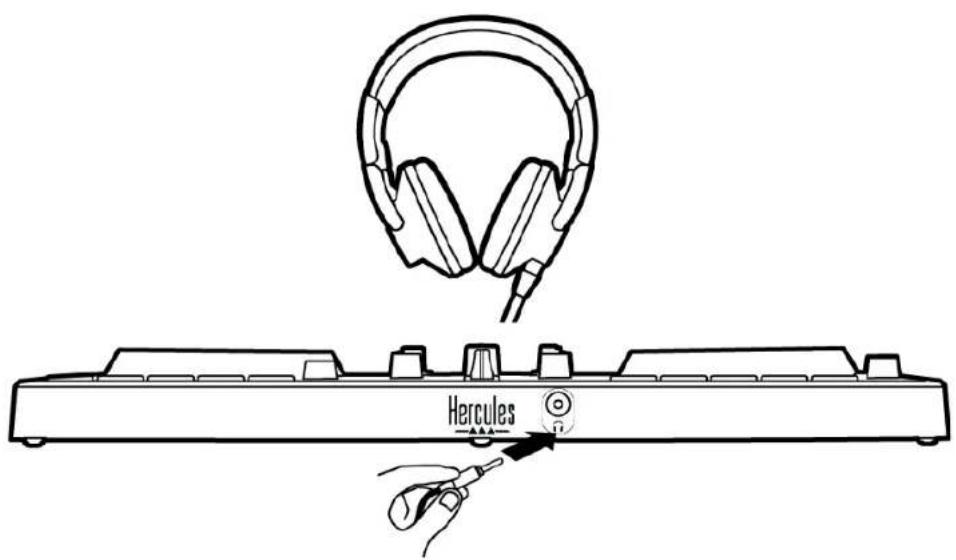 HERCULES DJControl Inpulse 300 MK2 - 耳机输出(输出3-4) - 1
