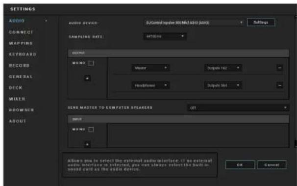 HERCULES DJControl Inpulse 300 MK2 - Ustawenia audio: - 1