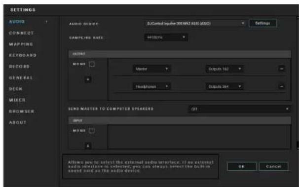 HERCULES DJControl Inpulse 300 MK2 - Audio settings : - 1