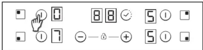 ROSIERES RKH63TCT2 - Selecting a zone - 1