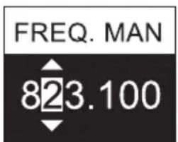 LD Systems U504.7 - AJUSTE MANUAL DE LA FRECUENCIA DE RADIO (FREQ. MAN.) - 2