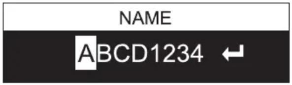 LD Systems U504.7 - NOMBRE DE USUARIO (NAME) - 2