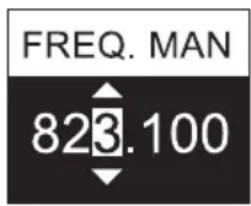 LD Systems U504.7 - IMPOSTAZIONE MANUALE DELLA RADIOFREQUENZA (FREQ. MAN.) - 3