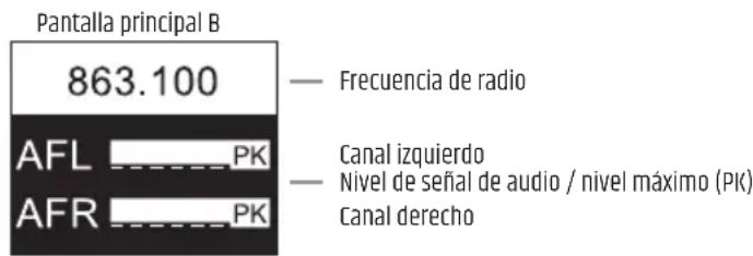 LD Systems U504.7 - PANTALLA PRINCIPAL - 2