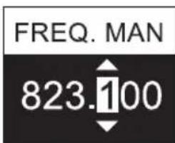 LD Systems U504.7 - MANUALLY SET THE RADIO FREQUENCY (FREQ. MAN.) - 4