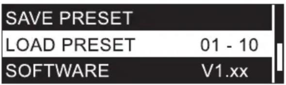 LD Systems U504.7 - LOAD PRESET - 1