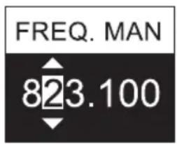 LD Systems U504.7 - IMPOSTAZIONE MANUALE DELLA RADIOFREQUENZA (FREQ. MAN.) - 2