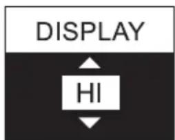 LD Systems U504.7 - Réglage de la luminosité de l'écran (display) - 2