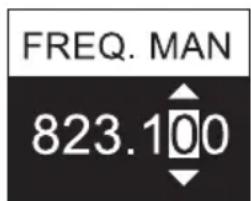 LD Systems U504.7 - AJUSTE MANUAL DE LA FRECUENCIA DE RADIO (FREQ. MAN.) - 5
