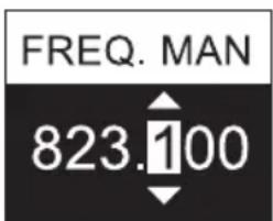 LD Systems U504.7 - AJUSTE MANUAL DE LA FRECUENCIA DE RADIO (FREQ. MAN.) - 4