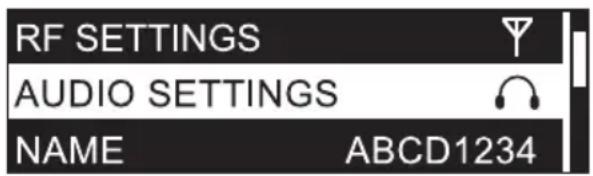 LD Systems U504.7 - USTAWIENIA AUDIO (AUDIO SETTINGS) - 1