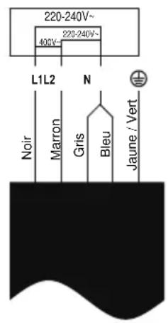 SCHNEIDER SCTI8041N31 - Brancher la plaque de cuisson à l'alimentation - 5