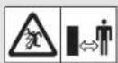 FLYMO SpeediMo 360VC - Symbols on the product - 2